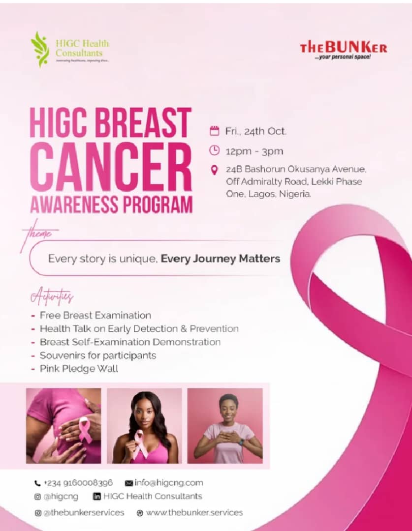 HIGC Health Consultants Holds Breast Cancer Awareness Program to Promote Early Detection HIGC Health Consultants Holds Breast Cancer Awareness Program to Promote Early Detection