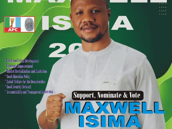 MAXWELL ISIMA, Chairmanship Aspirant Who’s Anxious To Reposition IGUEBEN