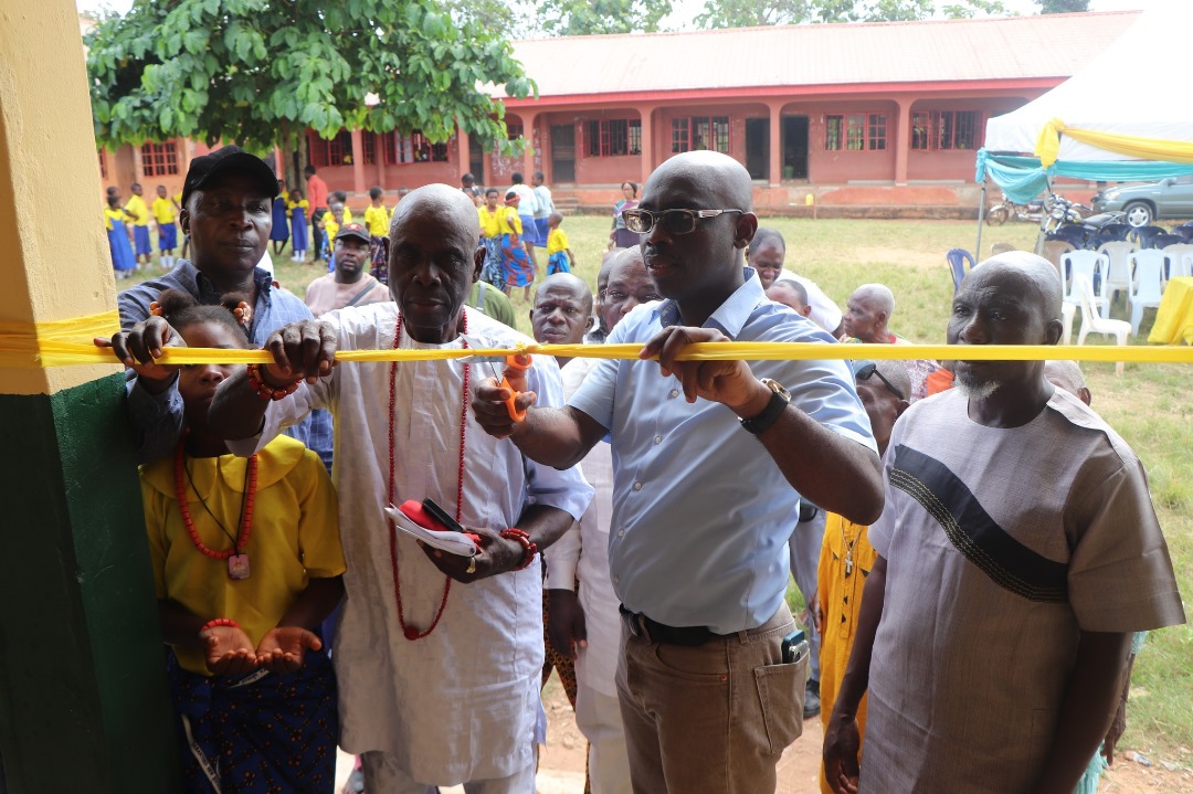 RENL Commissions Renovated Six-Classroom Block in Iguobazuwa Community