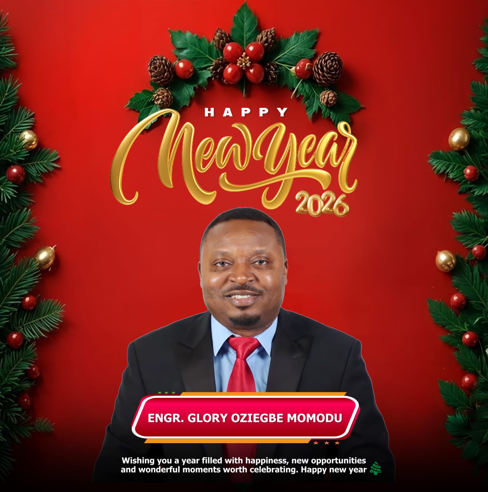 NEW YEAR: Ex-Senatorial Aspirant, Glory Oziegbe Momodu Extends Heartfelt Greetings to Esanland People