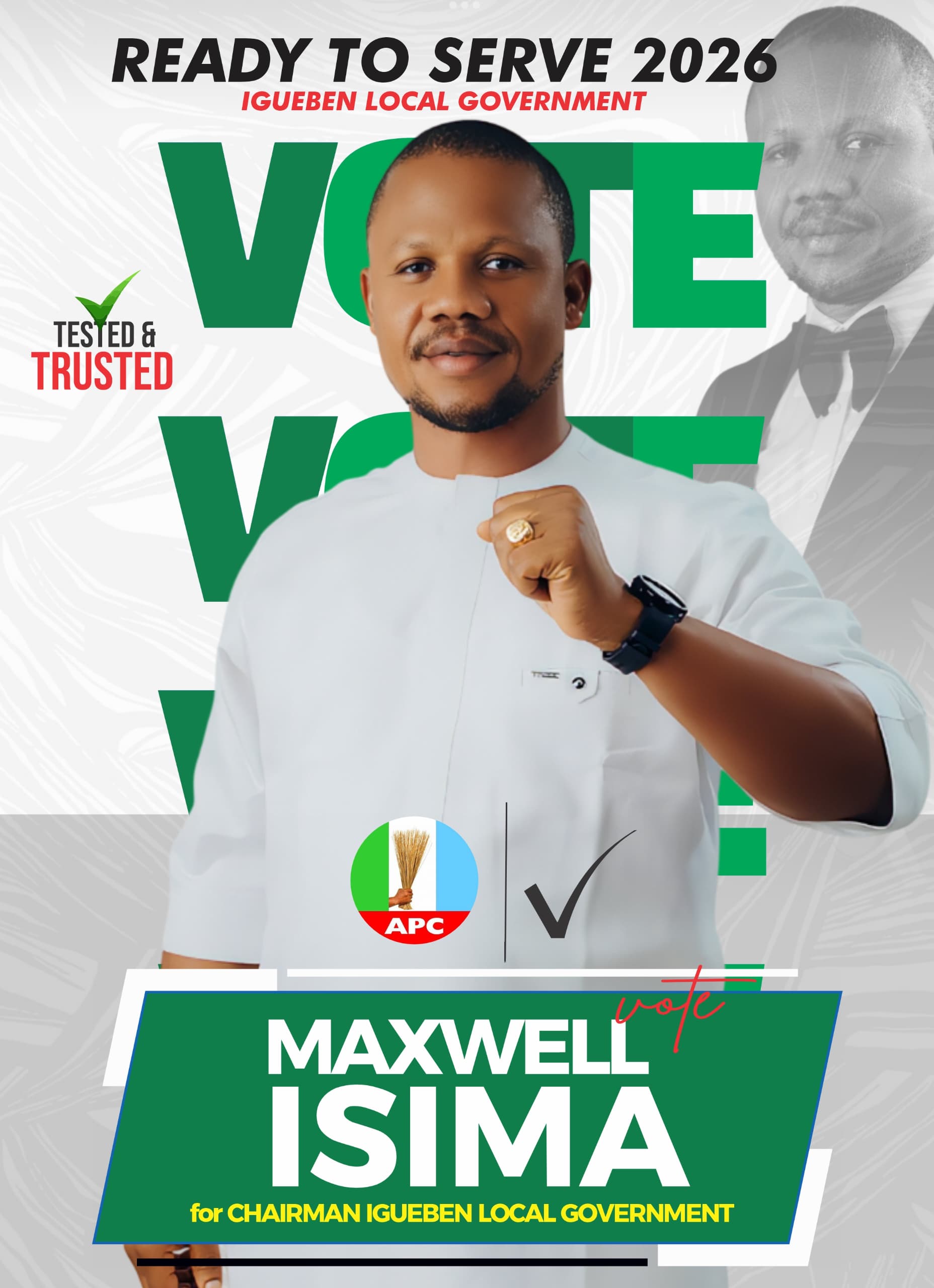 MAXWELL ISIMA -A Compassionate, A Builder of People, A Pride to IGUEBEN LGA