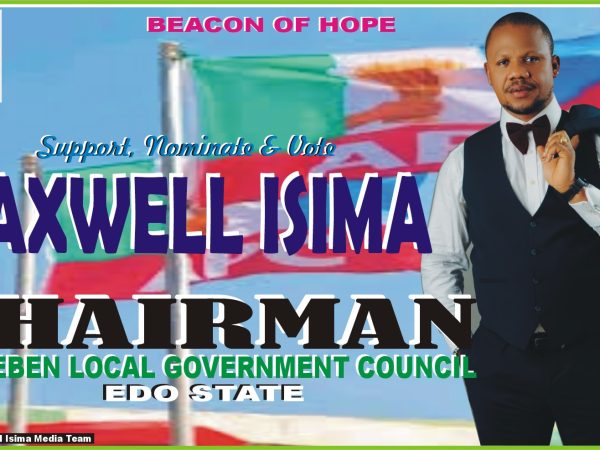 MAXWELL ISIMA SET TO LEAD IGUEBEN LOCAL GOVT COUNCIL AS EXECUTIVE CHAIRMAN