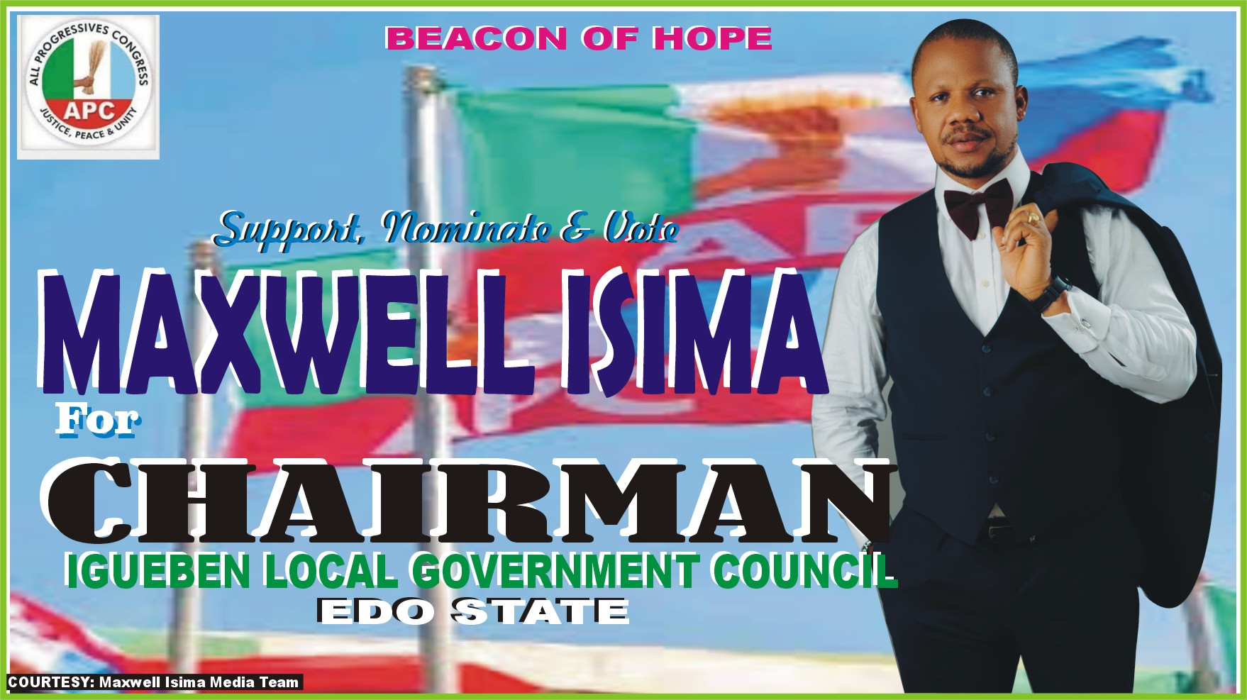 MAXWELL ISIMA SET TO LEAD IGUEBEN LOCAL GOVT COUNCIL AS EXECUTIVE CHAIRMAN