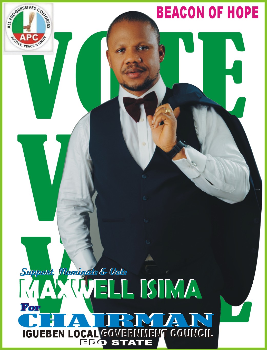 CALL TO THE YOUTHS OF IGUEBEN: RALLY BEHIND MAXWELL ISIMA