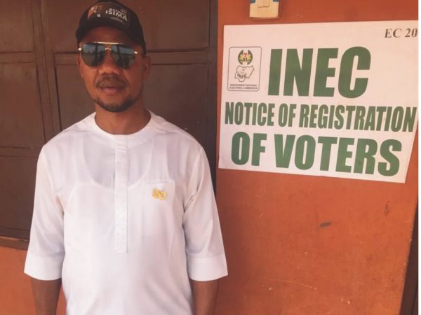 APC Chairmanship Aspirant, Maxwell Isima Visits INEC Ongoing CVR Centre In Ekpon, Igueben