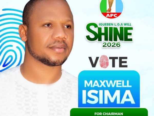 MR. MAXWELL ISIMA’s PACE Agenda, Performance Assured