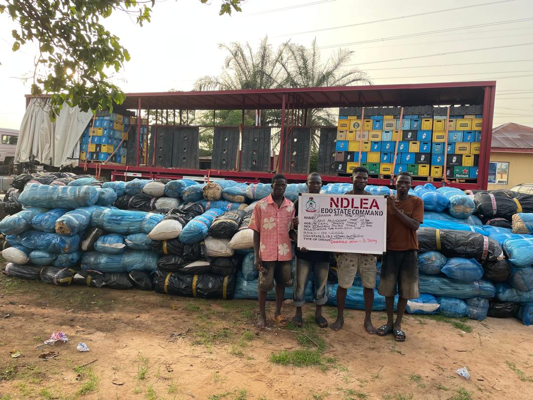 How We Intercepted 7,245Kg of Cannabis, Arrested Five in Major Highway Bust In Edo – NDLEA