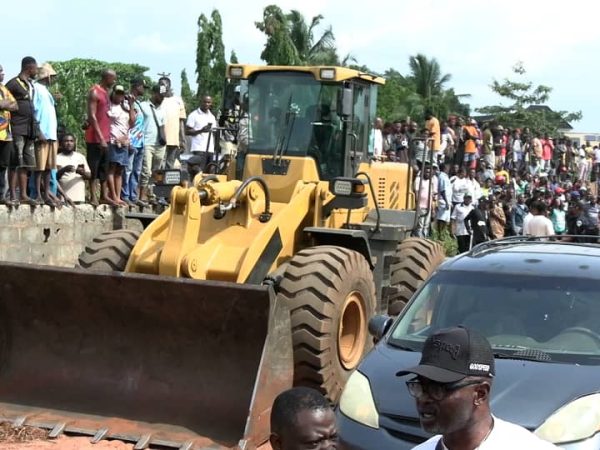 Residents Cheer as Security Squad Demolishes Criminal Hideout in Ubiaja