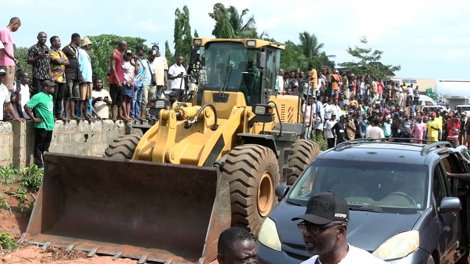 Residents Cheer as Security Squad Demolishes Criminal Hideout in Ubiaja