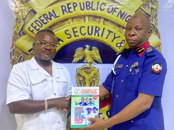 Centre For Moral Value and Justice Meets With NSCDC Commandant In Edo