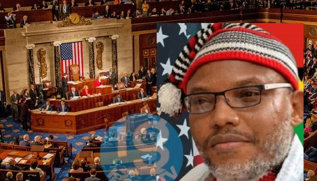 US Congress Passes Resolution On Nnamdi Kanu, Asks Secretary of State to Engage FG Of Nigeria