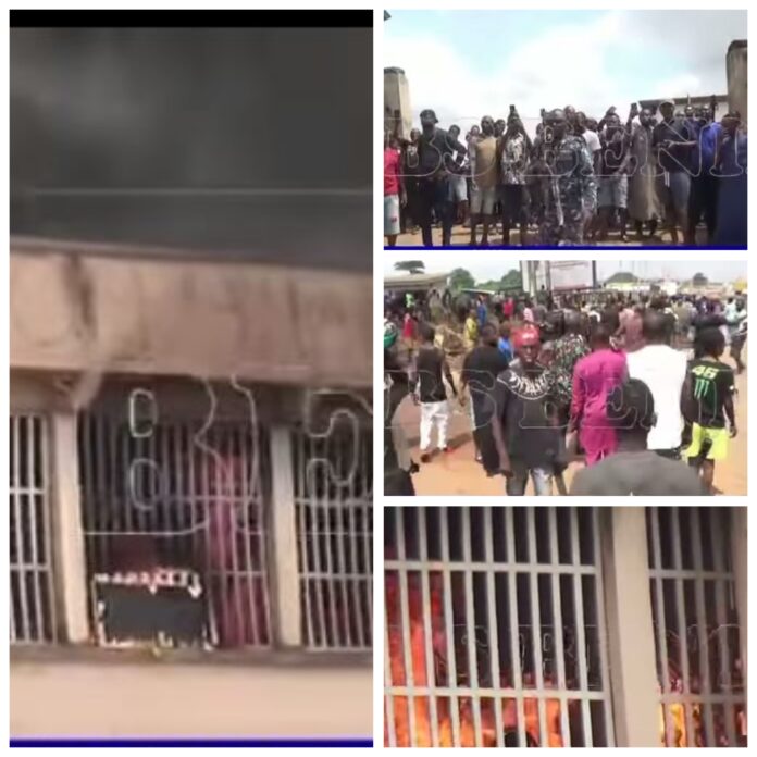 Millions of Naira Lost As Fire Guts Popular Anambra Supermarket In Edo