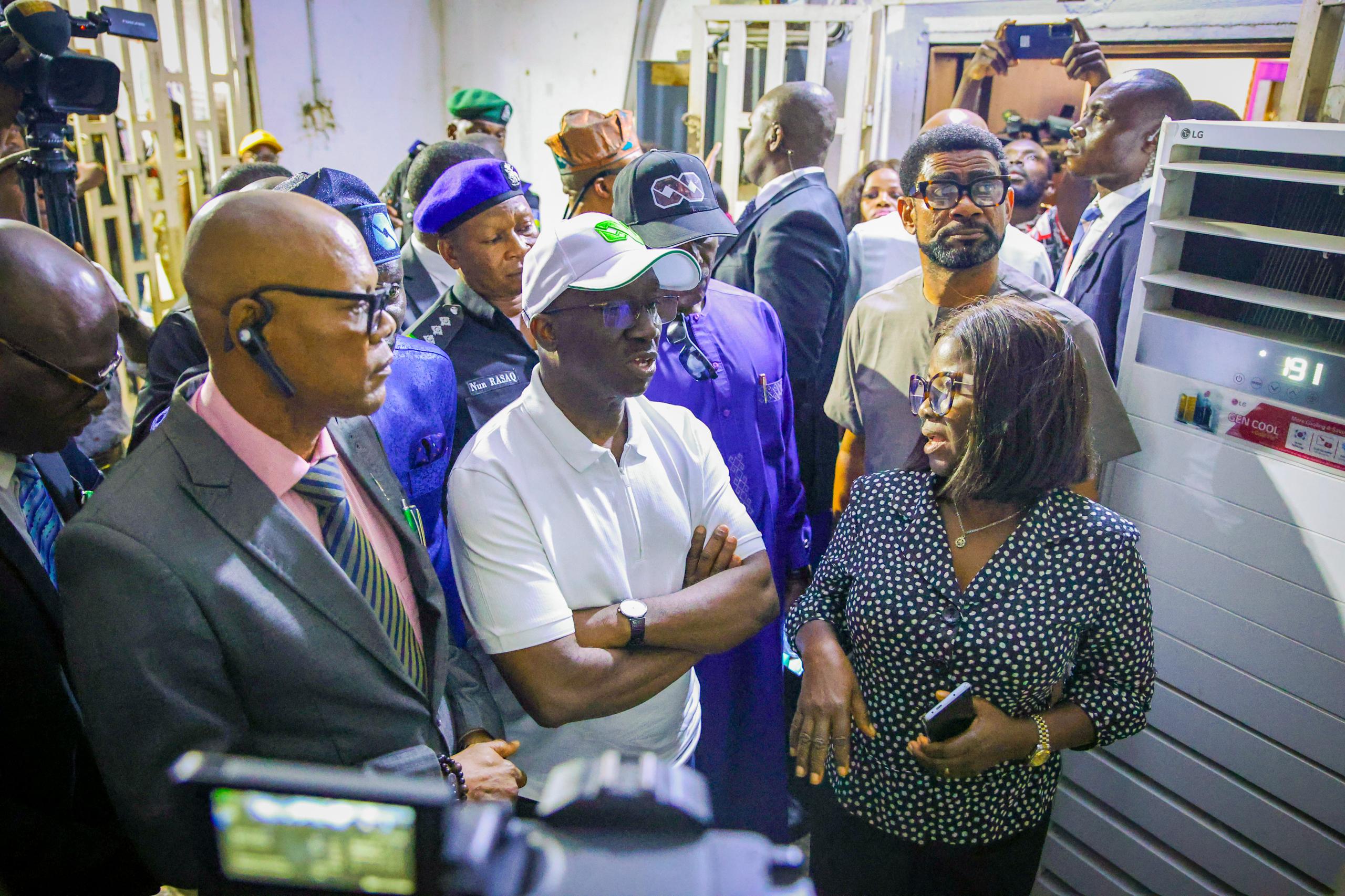 Gov Okpebholo Frowns At The Dilapidated Nature Of Facilities In EBS, Promises To Uplift Station