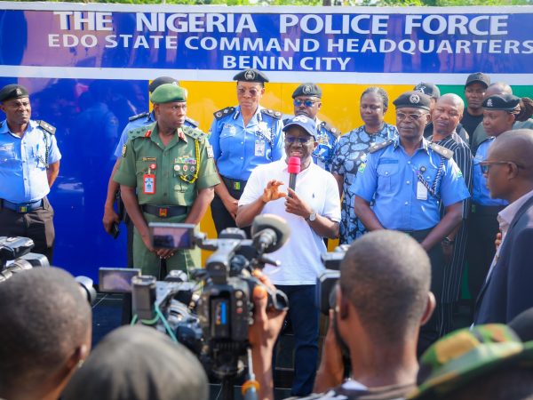 Gov. Okpebholo Threatens Death Warrant For Criminals, Rewards Police Over Vegetable Market Kidnap Arrest