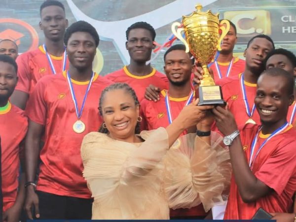 UBTH CMD Celebrates Porters FC for Winning UBTH Interdepartmental/Interprofessional Games