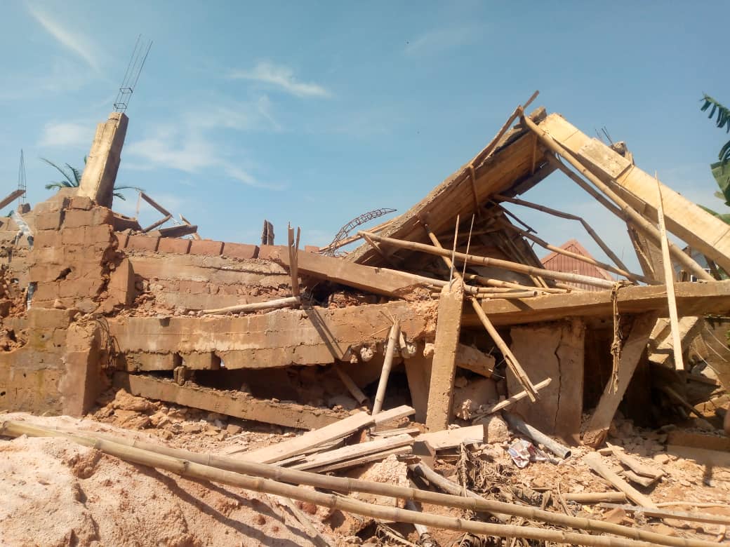 Edo Govt. Condemns Use of Substandard Materials In Collapsed Two-Storey Building