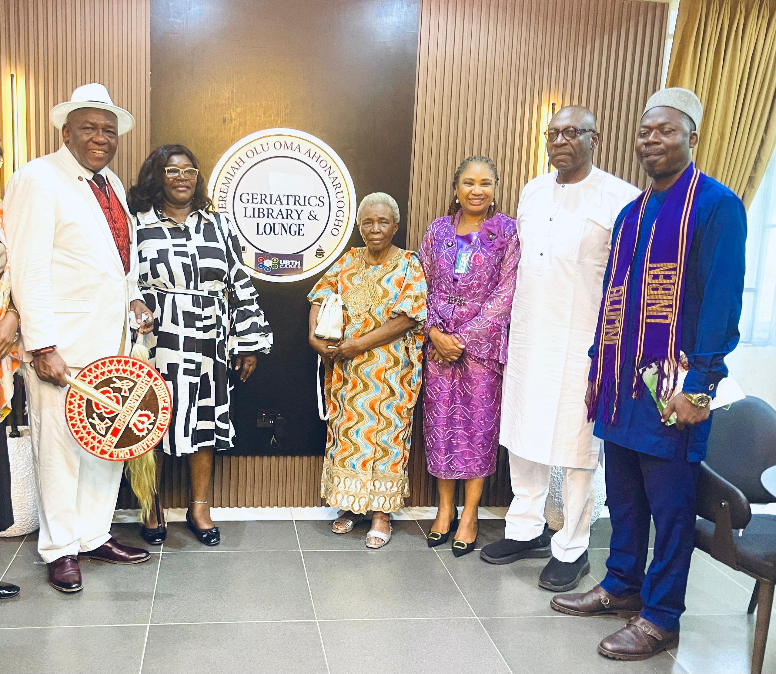 UBTH Hails Ahonaruogho’s Family Donation of a State of the Art Geriatrics Library and Lounge
