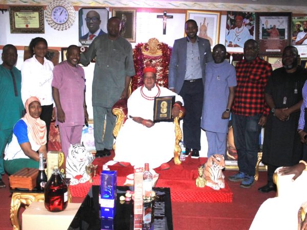UBTH CMD Visits Iyase of Udo Palace Ahead of Three-day Free Medical Outreach