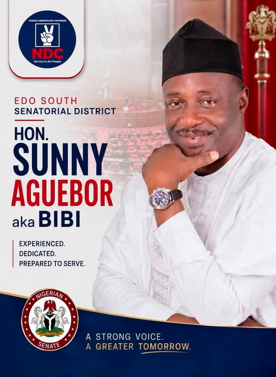 NDC Affirms Sunny Aguebor As Edo South Senatorial Candidate, Dismisses Rival Claims