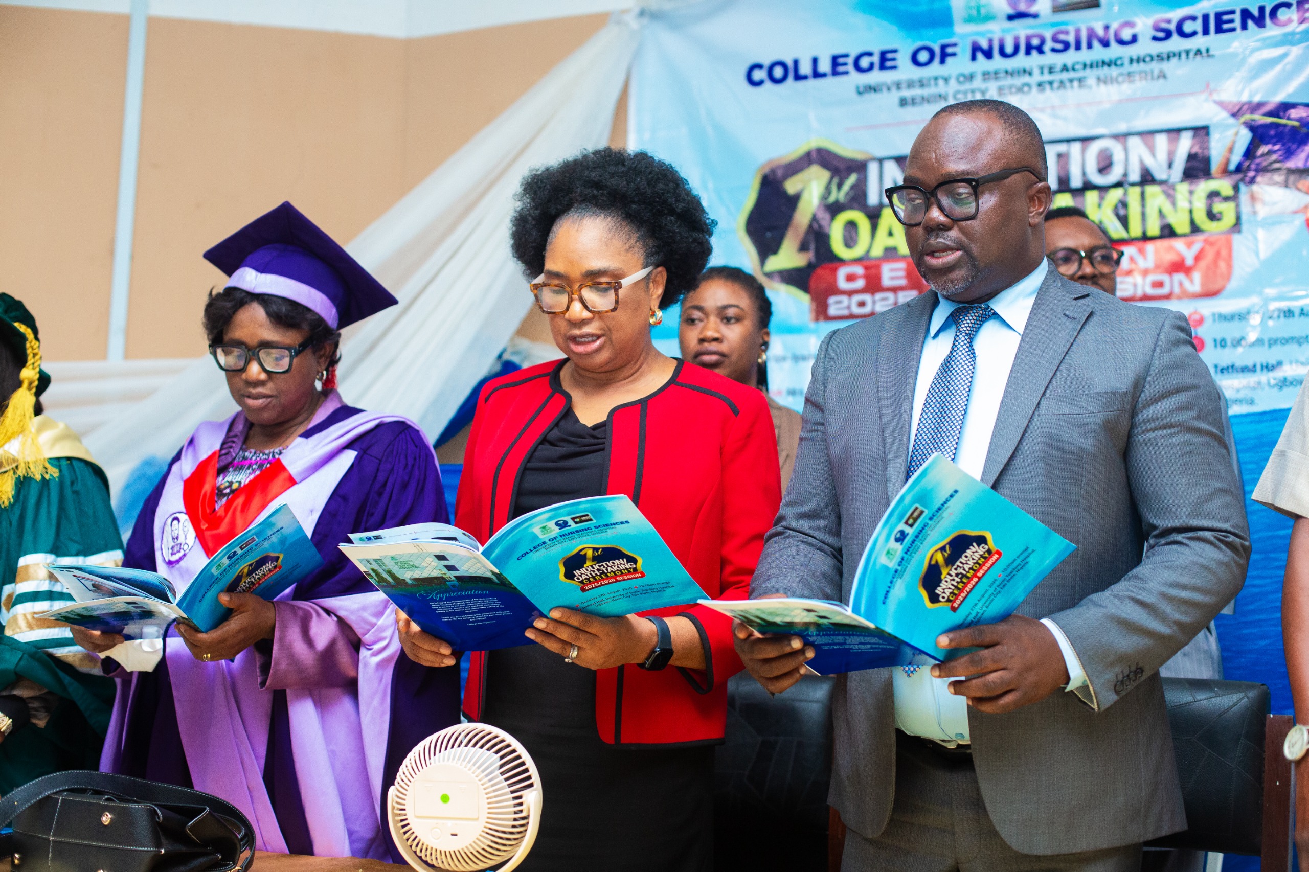INDUCTION/OATH-TAKING:UBTH CMD Congratulates New Inductees, Says Nursing Profession one of the Noblest in Humanity