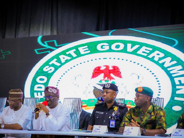 Gov Okpebholo Urges Stakeholders to Collaborate With Security Agencies to Tackle Insecurity