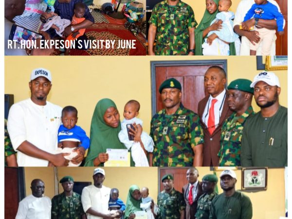 Fallen Hero: Ekpeson Redeems N20m Pledge to Family of Fallen Soldier