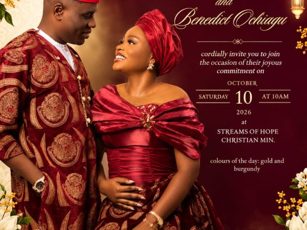 Popular Benin-Based Broadcaster Benedict Ochiagu Set To Tie D’ Knot With Augusta Aragbonfo