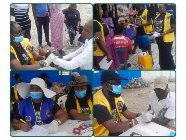 Over 90 Beneficiaries Receive Free Healthcare Screening As Ikeja Model Virtual Lions Club Carries Out Service Activities