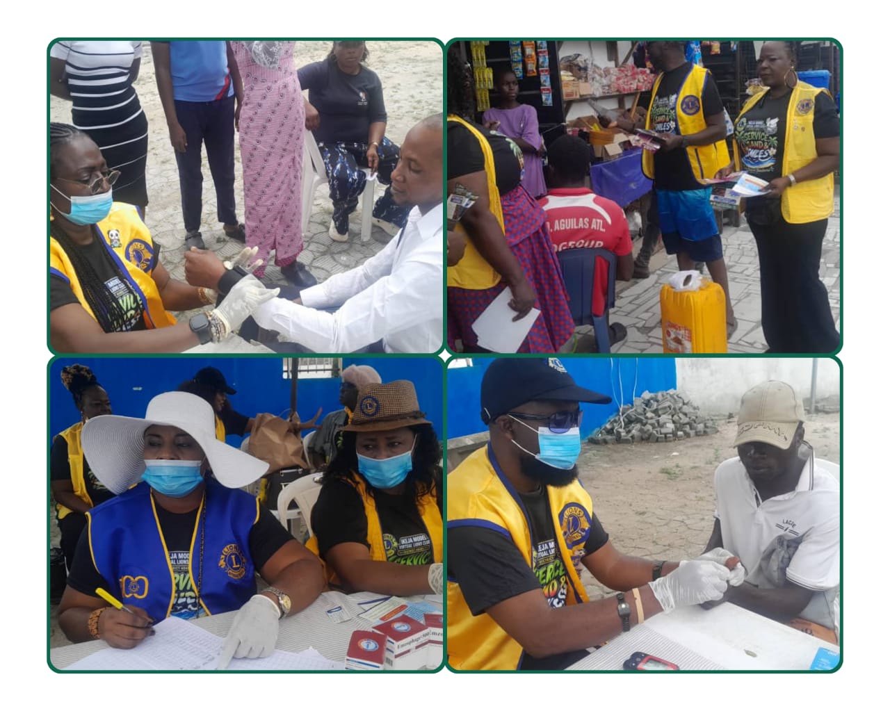 Over 90 Beneficiaries Receive Free Healthcare Screening As Ikeja Model Virtual Lions Club Carries Out Service Activities