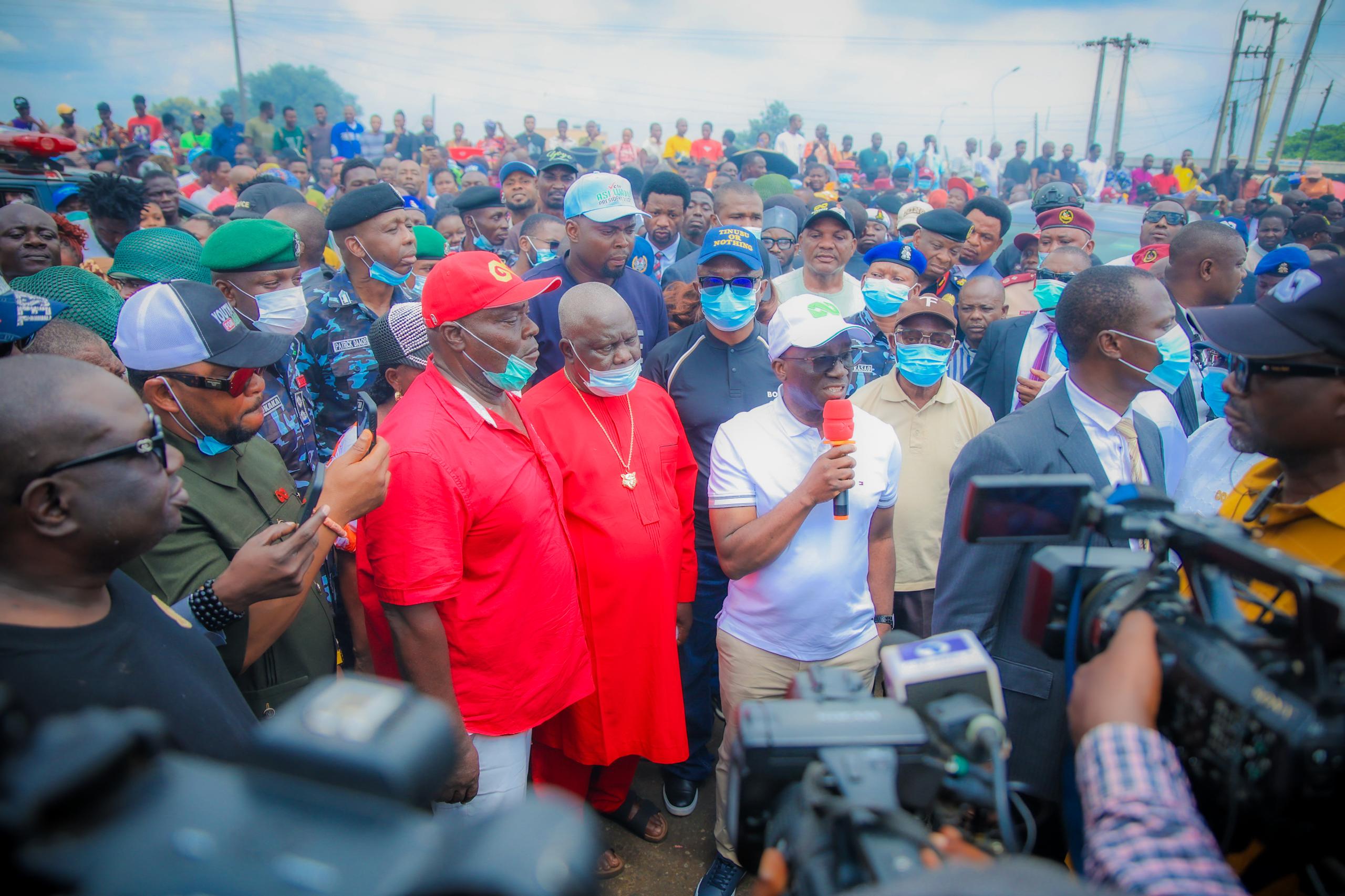 Gov Okpebholo Promises Reconstruction of Burnt Oluku Market, Support Victims