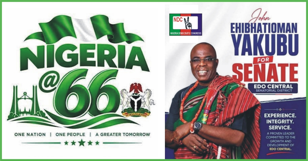 Nigeria @ 66: NDC Senatorial Candidate, John Yakubu Encourages Esan People To Obtain PVC, Actively Participate In 2027 General Election